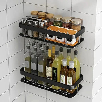 Self-Adhesive Bathroom Shelf - No Drilling & Stainless Steel | ribuella