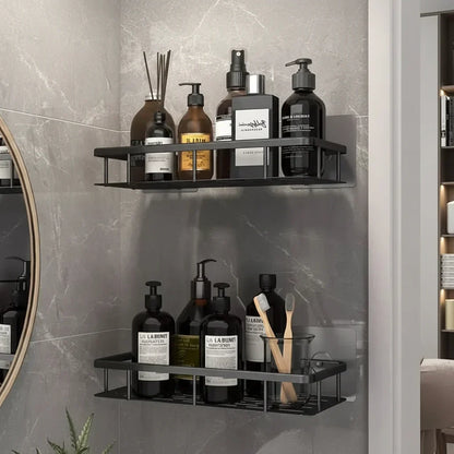 Self-Adhesive Bathroom Shelf - No Drilling & Stainless Steel | ribuella