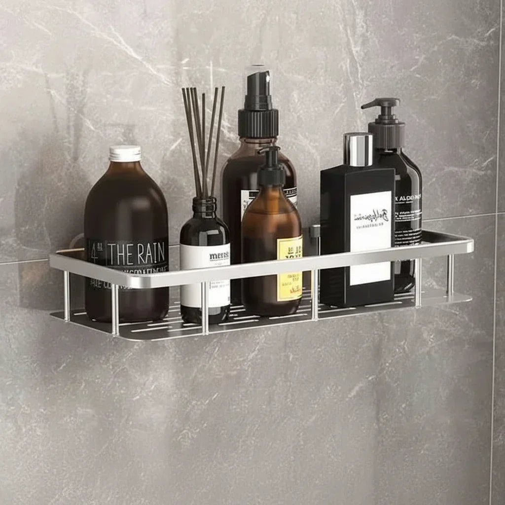Self-Adhesive Bathroom Shelf - No Drilling & Stainless Steel | ribuella