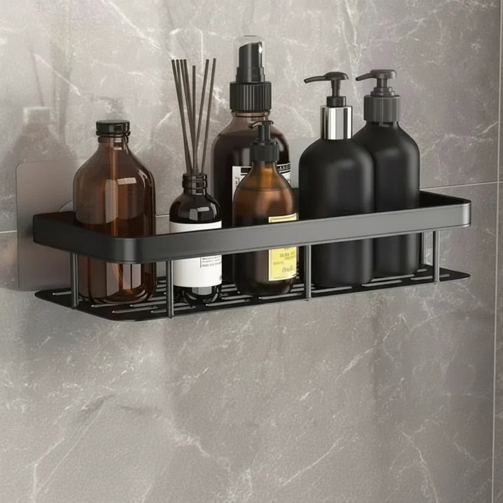 Self-Adhesive Bathroom Shelf - No Drilling & Stainless Steel | ribuella