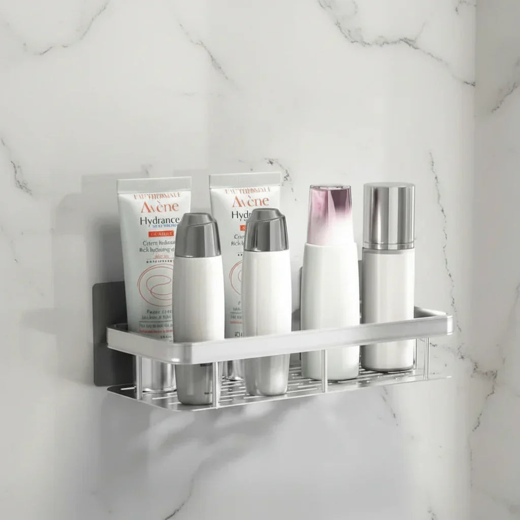 Self-Adhesive Bathroom Shelf - No Drilling & Stainless Steel | ribuella