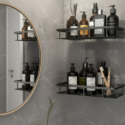 Self-Adhesive Bathroom Shelf - No Drilling & Stainless Steel | ribuella