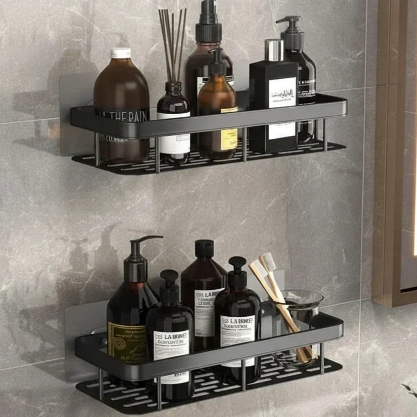 Self-Adhesive Bathroom Shelf - No Drilling & Stainless Steel | ribuella