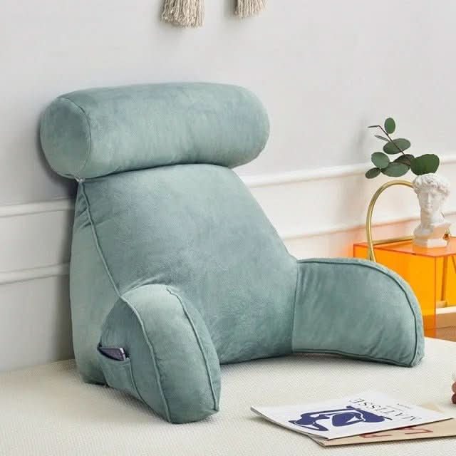 CozySupport ergonomisches Rückenstützkissen mit Kopfstütze und Armlehnen