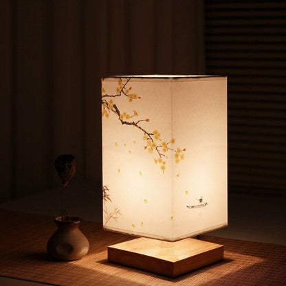 Serene Glow Bamboo Table Lamp – Nature-Inspired Minimalism | ribuella