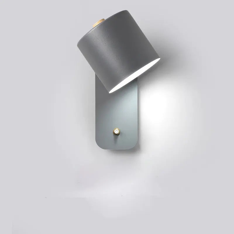 Conjunto de 2 candeeiros de parede com interruptor integrado e iluminação LED | ribuella