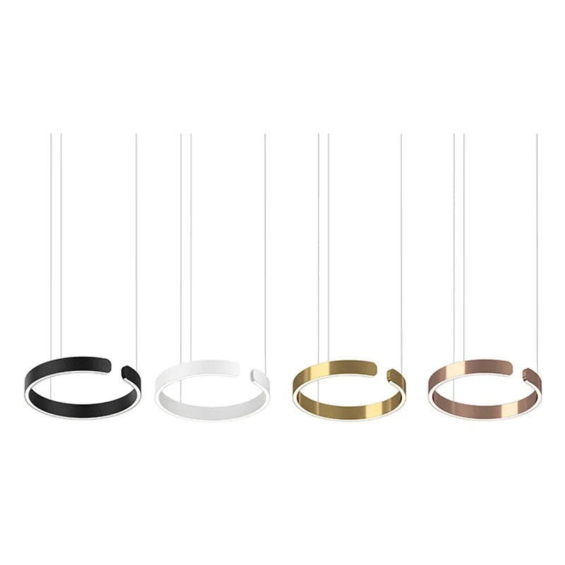 Candeeiro suspenso LED Arisha contemporâneo, design geométrico