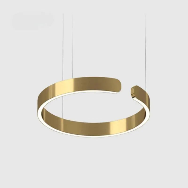 Candeeiro suspenso LED Arisha contemporâneo, design geométrico