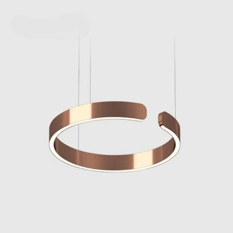 Candeeiro suspenso LED Arisha contemporâneo, design geométrico
