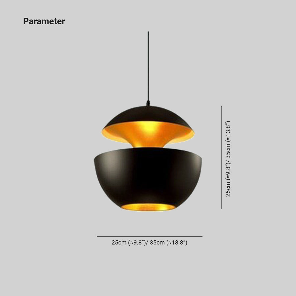 LumaNova svartvit LED-pendellampa med elegant silhuett