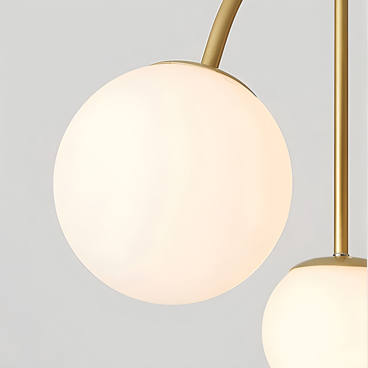 Avi modern taklampa i glas med två lager