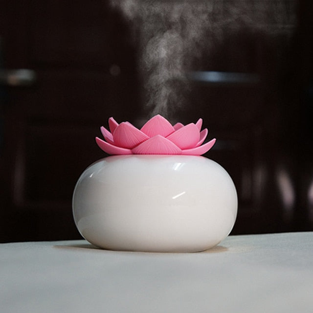 Serenity Bloom Ceramic Aroma Diffuser and Humidifier | ribuella