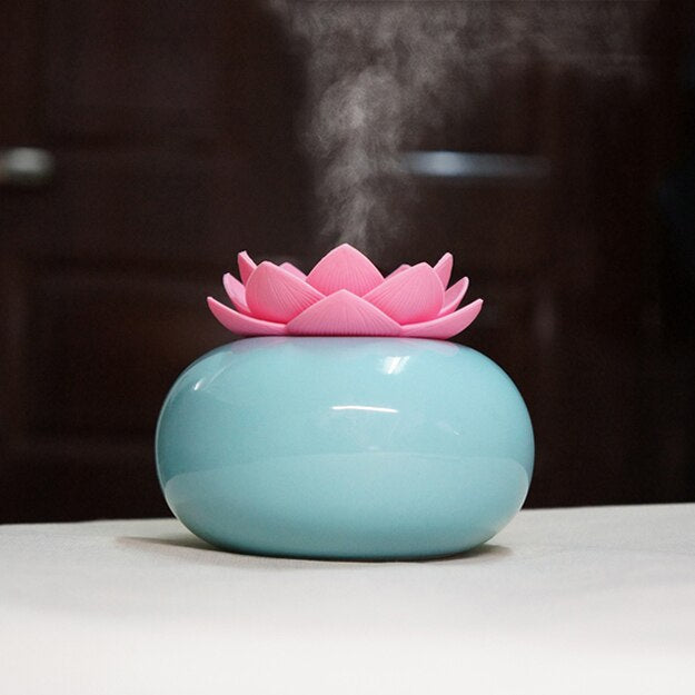 Serenity Bloom Ceramic Aroma Diffuser and Humidifier | ribuella