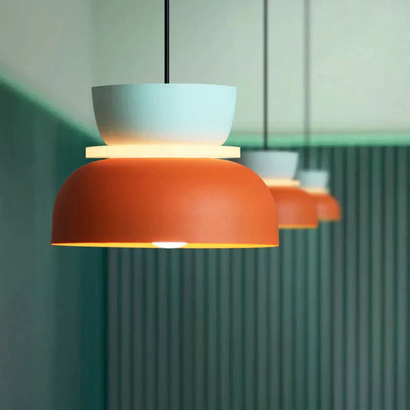 Skandynawska lampa wisząca Lyra Macaron, ciepłe oświetlenie LED