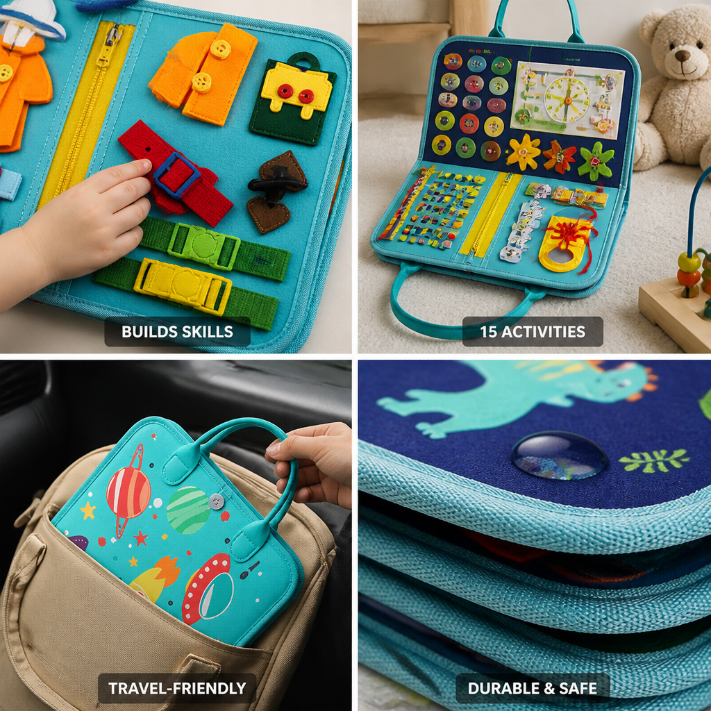 Quadro de atividades Montessori sensorial (15 atividades) | ribuella