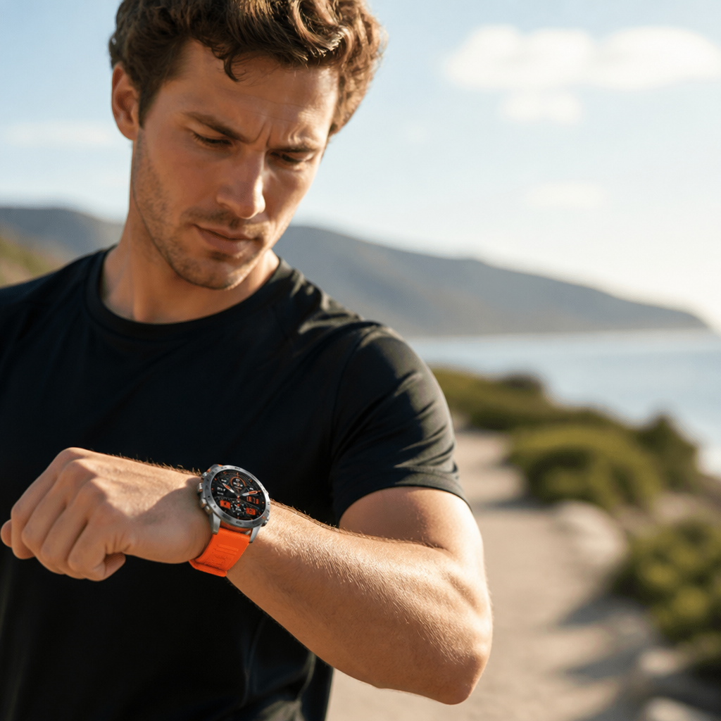 Shock-Resistant GPS & Bluetooth Smartwatch (25-Day Battery) | ribuella