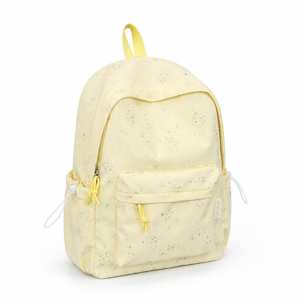 Schulrucksack mit Sternenmuster und Laptopfach | ribuella