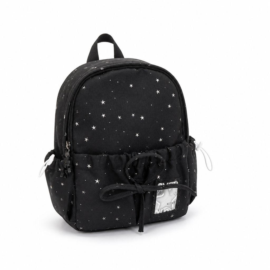 Zaino scolastico capiente a stelle (spallacci regolabili) | ribuella
