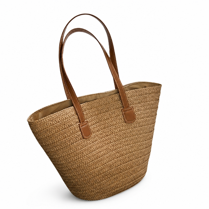 Structured Sustainable Handbag With Ergonomic Handles | ribuella