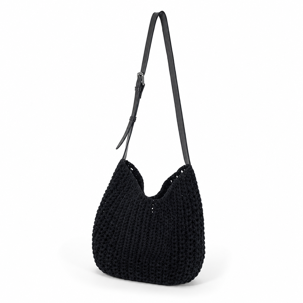 Sustainable Handcrafted Macramé Crossbody Bag (Adjustable Strap) | ribuella
