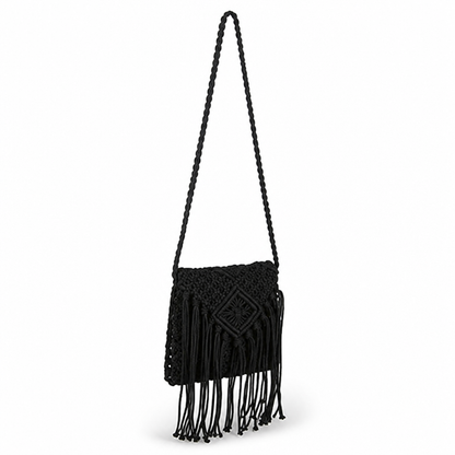 Sustainable Handcrafted Macramé Shoulder Bag (Adjustable Strap) | ribuella