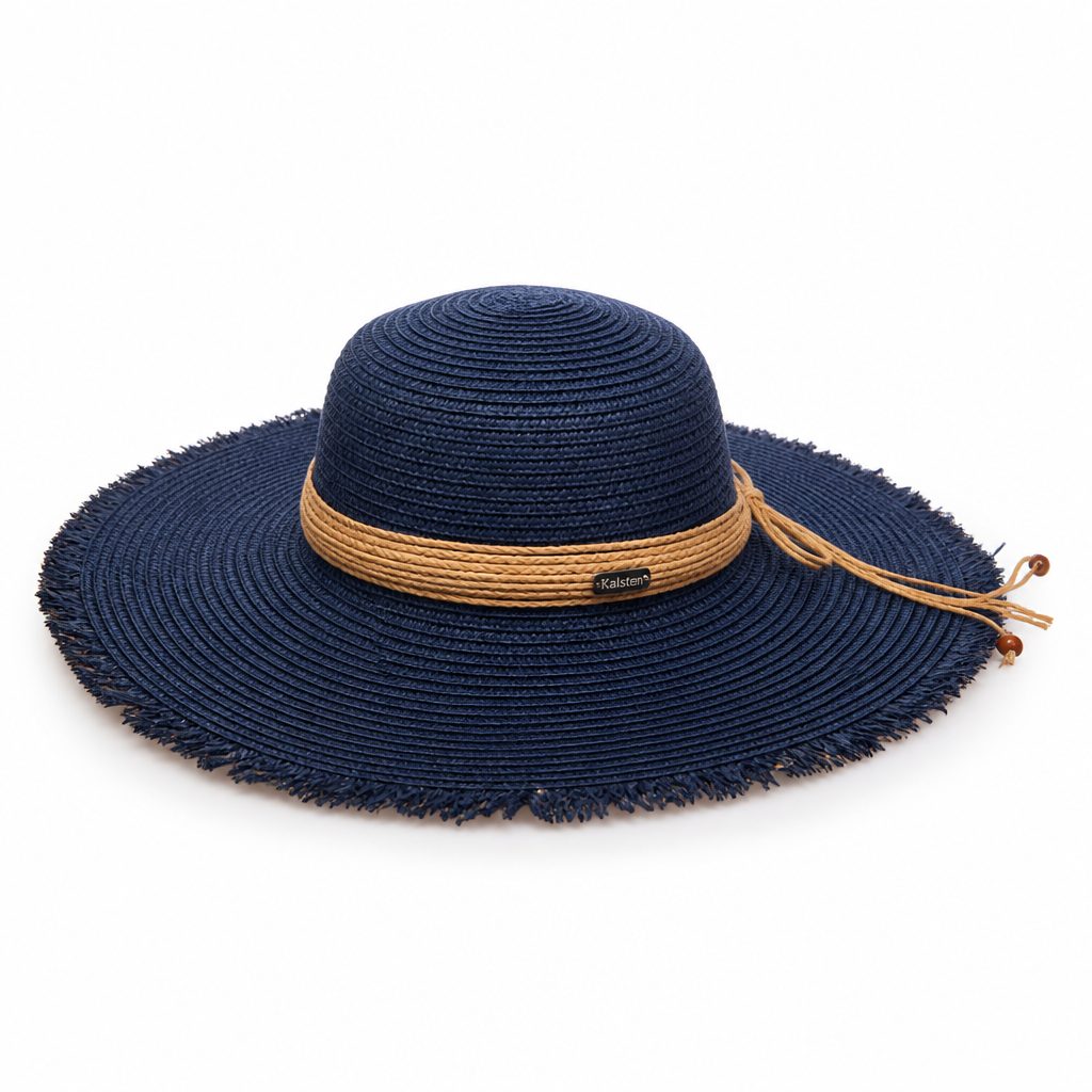 UV-Protective Wide Brim Straw Sun Hat (Adjustable Fit) | ribuella