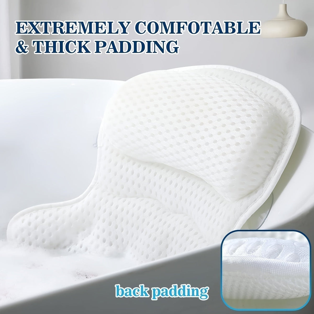 Cuscino di supporto da bagno 4D SerenityCloud per il massimo comfort | ribuella