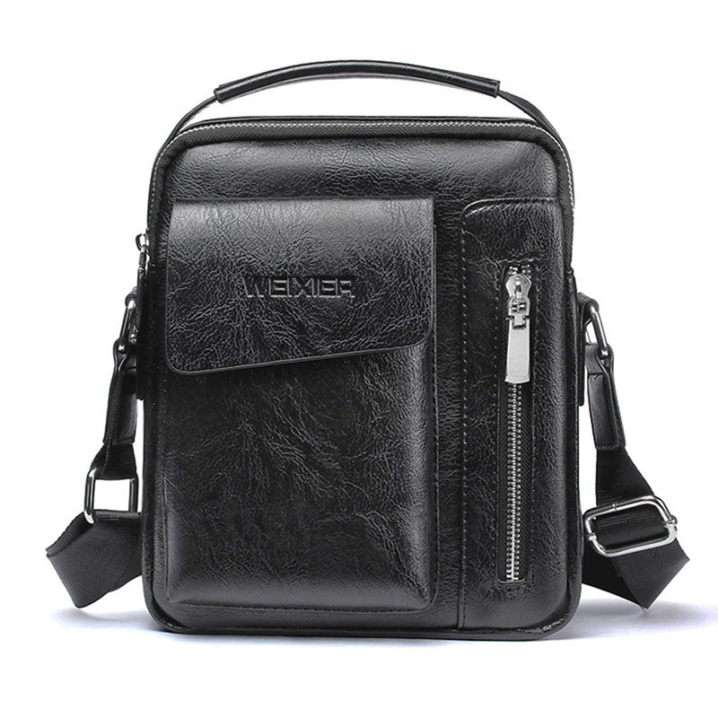 Stylish Everyday Leather Crossbody Bag for Men | ribuella