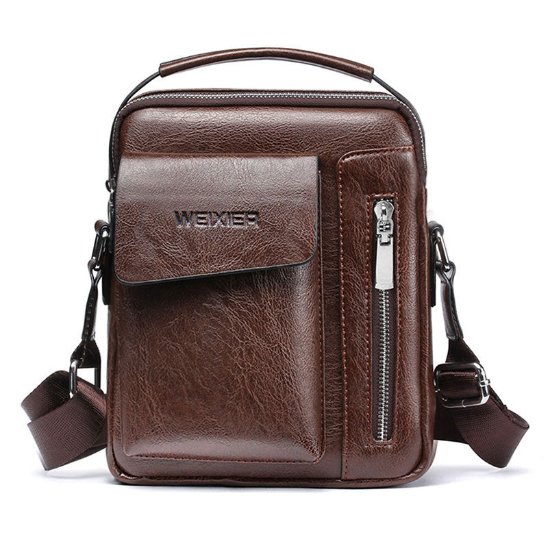 Stylish Everyday Leather Crossbody Bag for Men | ribuella