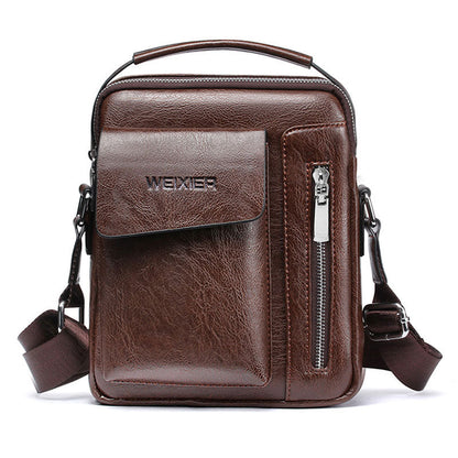 Stylish Everyday Leather Crossbody Bag for Men | ribuella