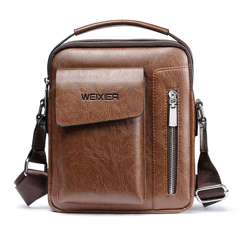 Stylish Everyday Leather Crossbody Bag for Men | ribuella