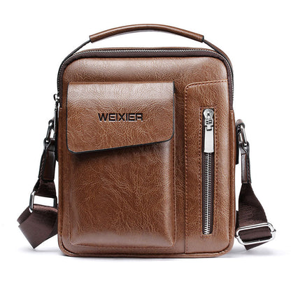 Stylish Everyday Leather Crossbody Bag for Men | ribuella