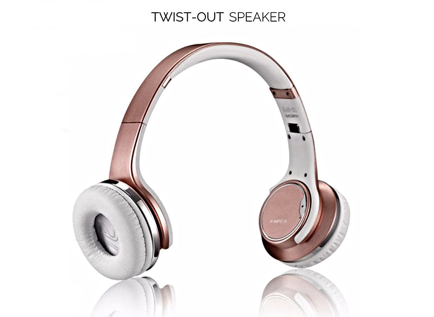 Adjustable Noise-Cancelling Headphones Built-In Speaker Configuration