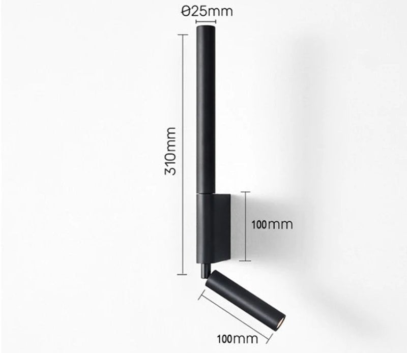 SerenGlow melegfehér LED-es fali lámpa — minimalista lámpatest