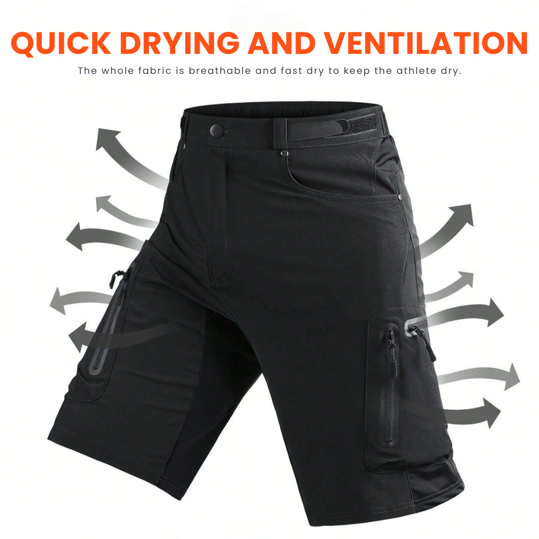 TrailBlazer Cargo Shorts – Ultimate Comfort for Biking Adventures | ribuella
