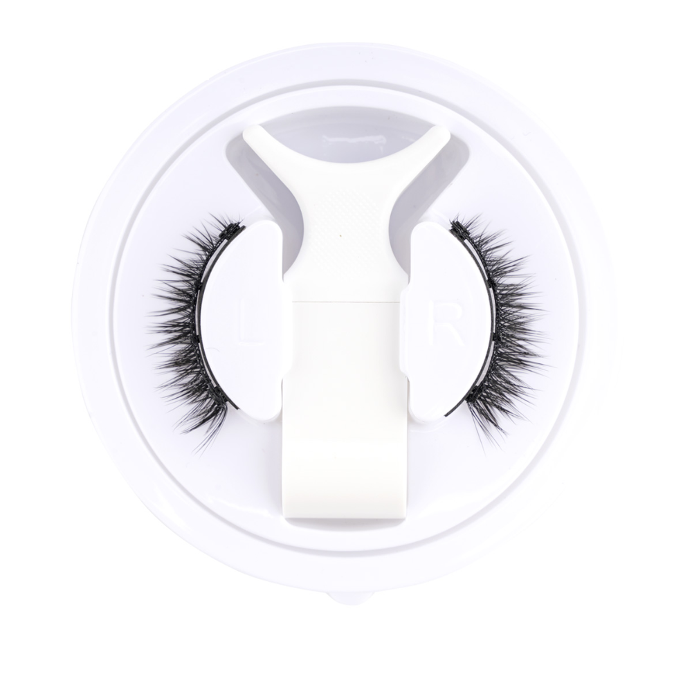 Reusable Magnetic Eyelash Set - Adhesive-Free - Hypoallergenic with Applicator | ribuella