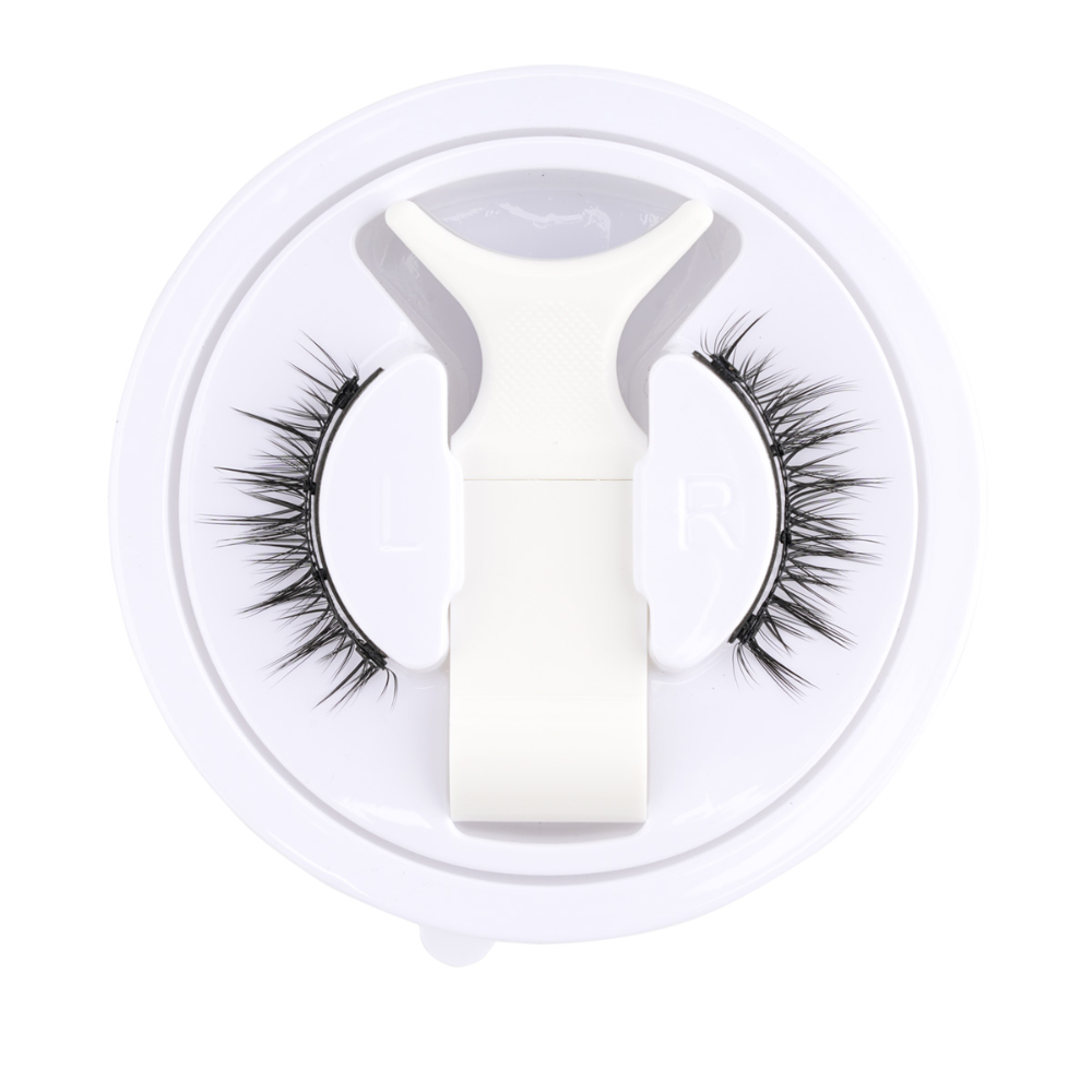Reusable Magnetic Eyelash Set - Adhesive-Free - Hypoallergenic with Applicator | ribuella