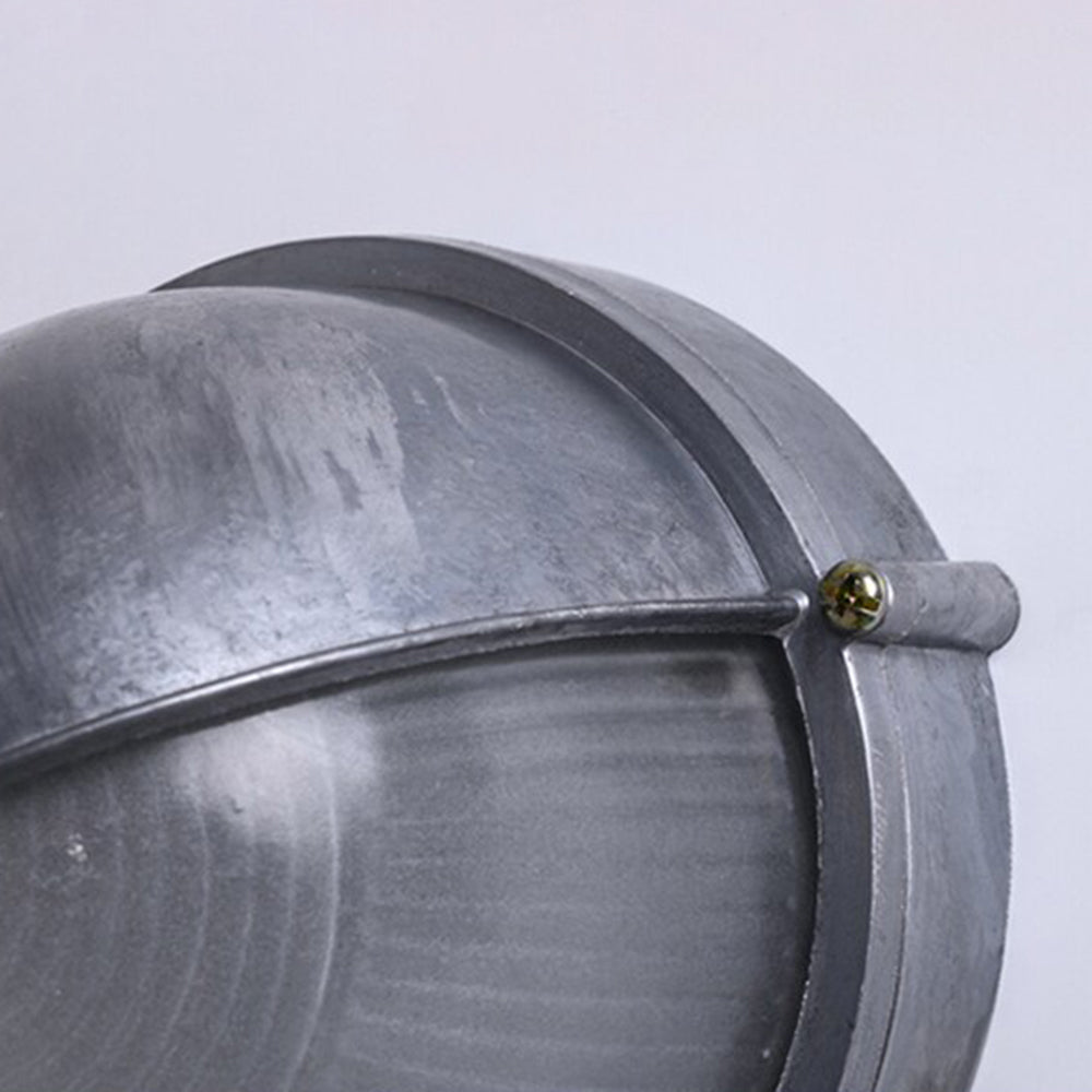 Nowoczesna owalna zewnętrzna lampa ścienna Vorn, wodoodporna, 2 warianty kolorystyczne