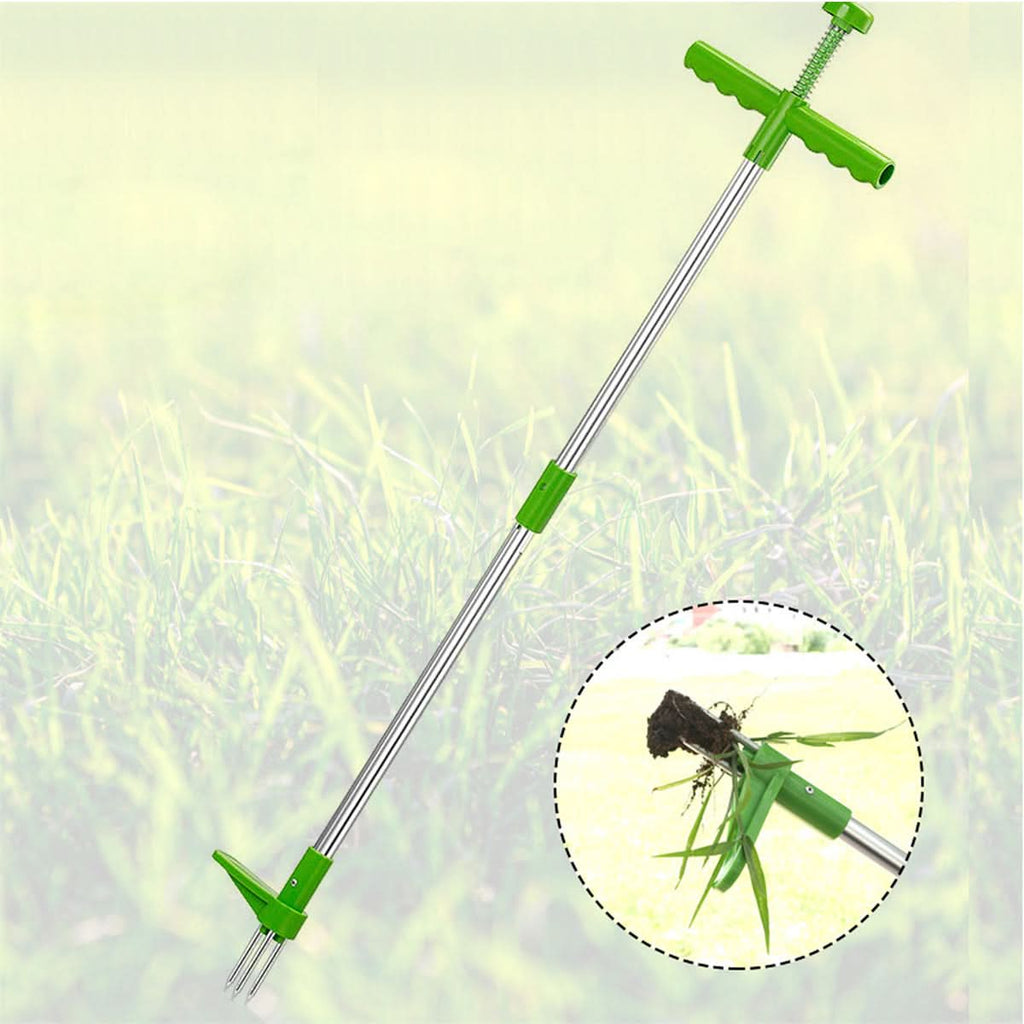 Unkrautstecher mit Stiel für mühelose und saubere Gartenpflege | ribuella
