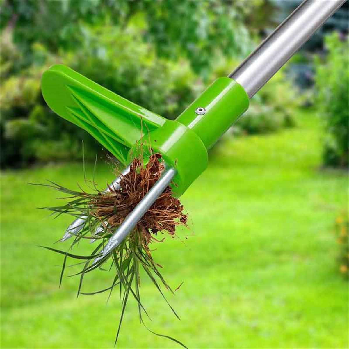 Unkrautstecher mit Stiel für mühelose und saubere Gartenpflege | ribuella