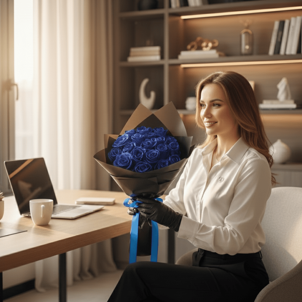 Timeless Sparkling Rose for Elegant Gifts & Home Styling | ribuella