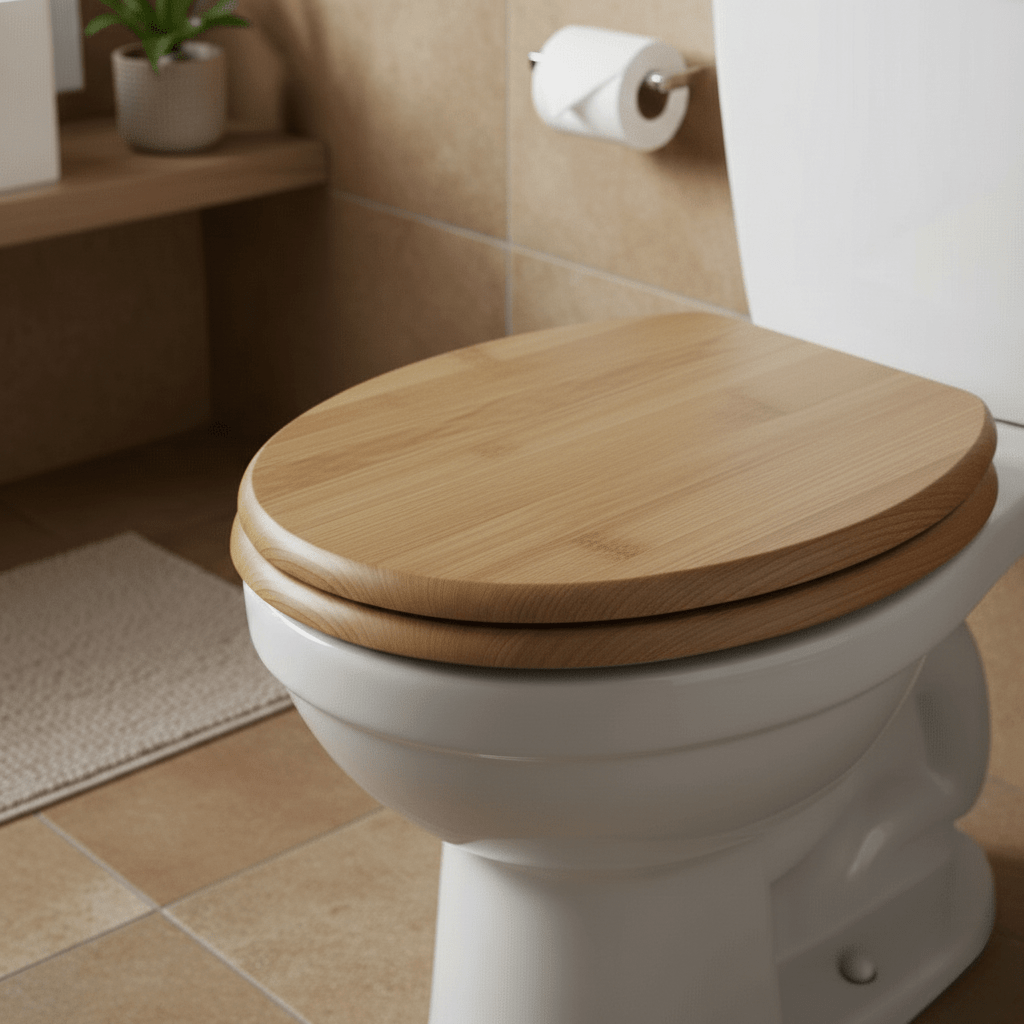 ArborNest Plywood Toilet Seat With Silent Soft Close Design