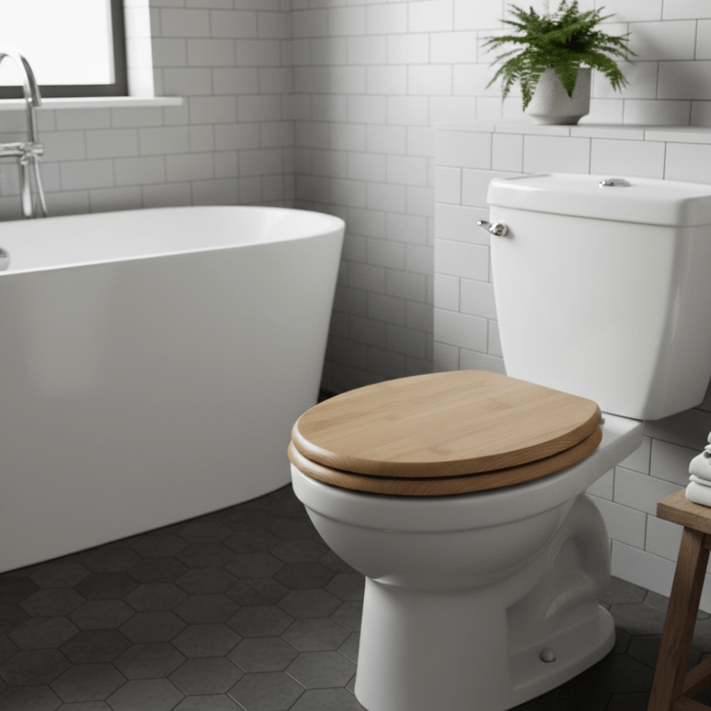 ArborNest Plywood Toilet Seat With Silent Soft Close Design