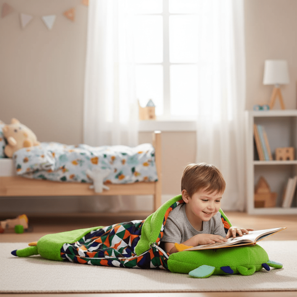 CuddleQuest 2-in-1 Full-Size Convertible Plush Sleeping Bag