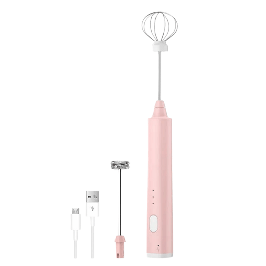 USB Rechargeable Mini Hand Mixer – 3 Speed Settings, Battery-Free | ribuella
