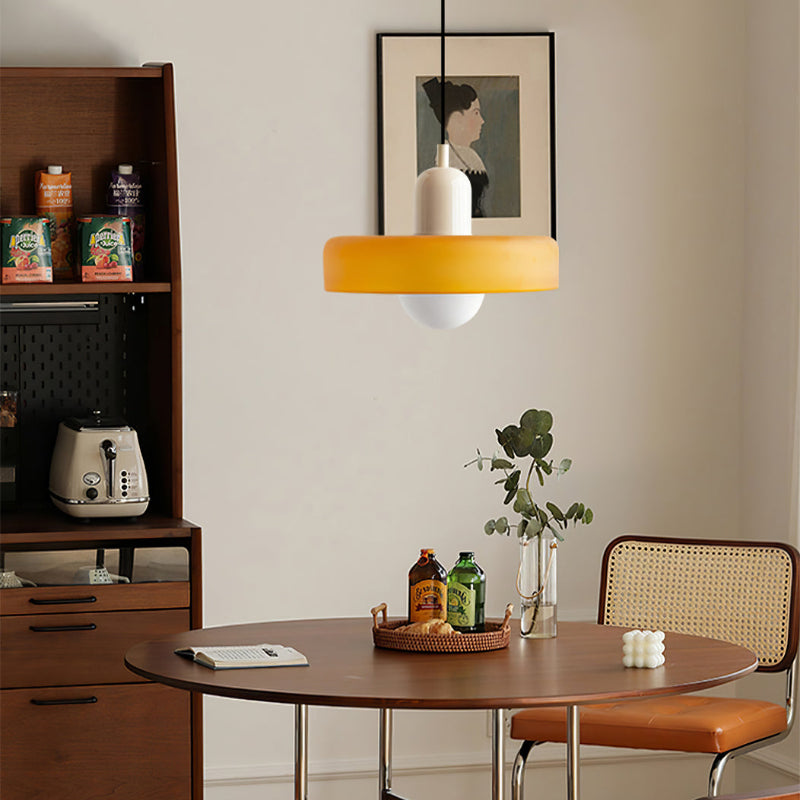 Moderne gekleurde plafondhanglamp, artistieke hanglamp