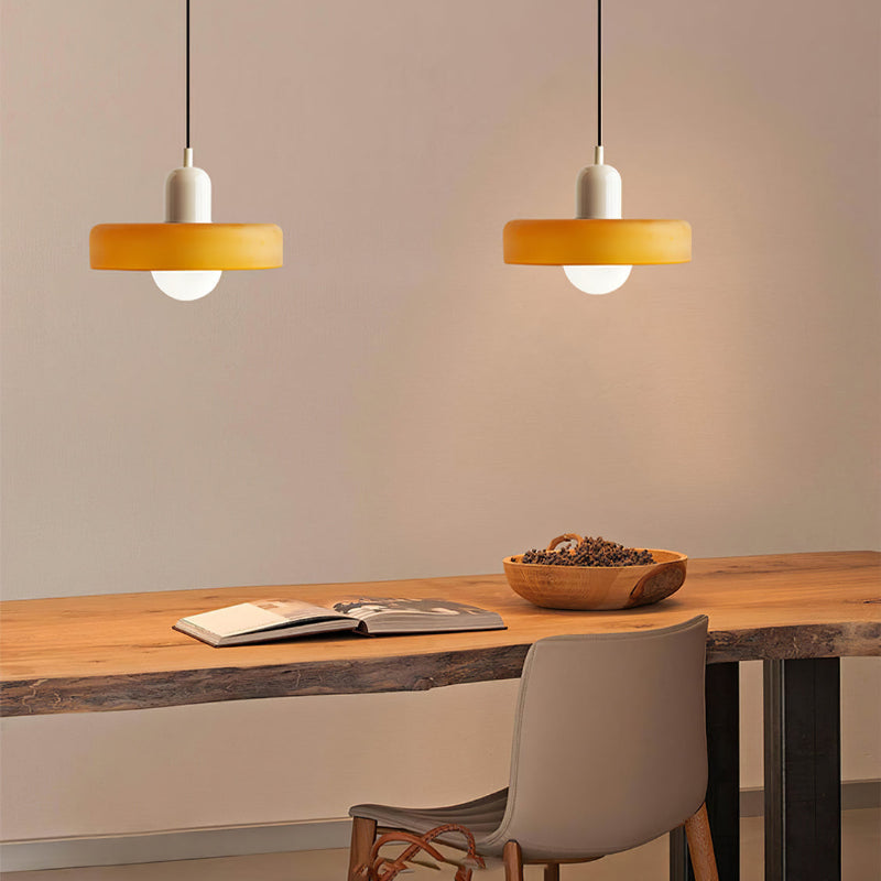 Moderne gekleurde plafondhanglamp, artistieke hanglamp