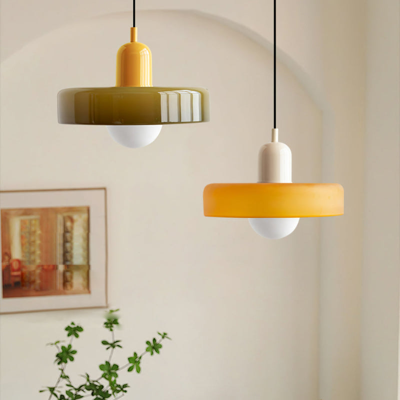 Moderne gekleurde plafondhanglamp, artistieke hanglamp