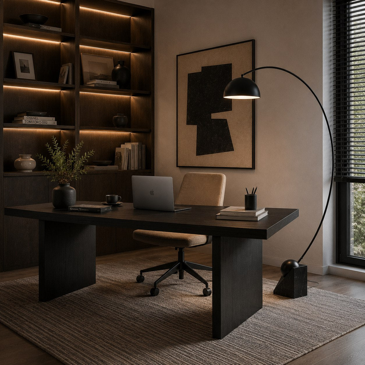 Moderne Stehleuchte mit verstellbarer Höhe, goldfarbenem Marmorsockel und LED-Beleuchtung, 60-72 Inch | ribuella