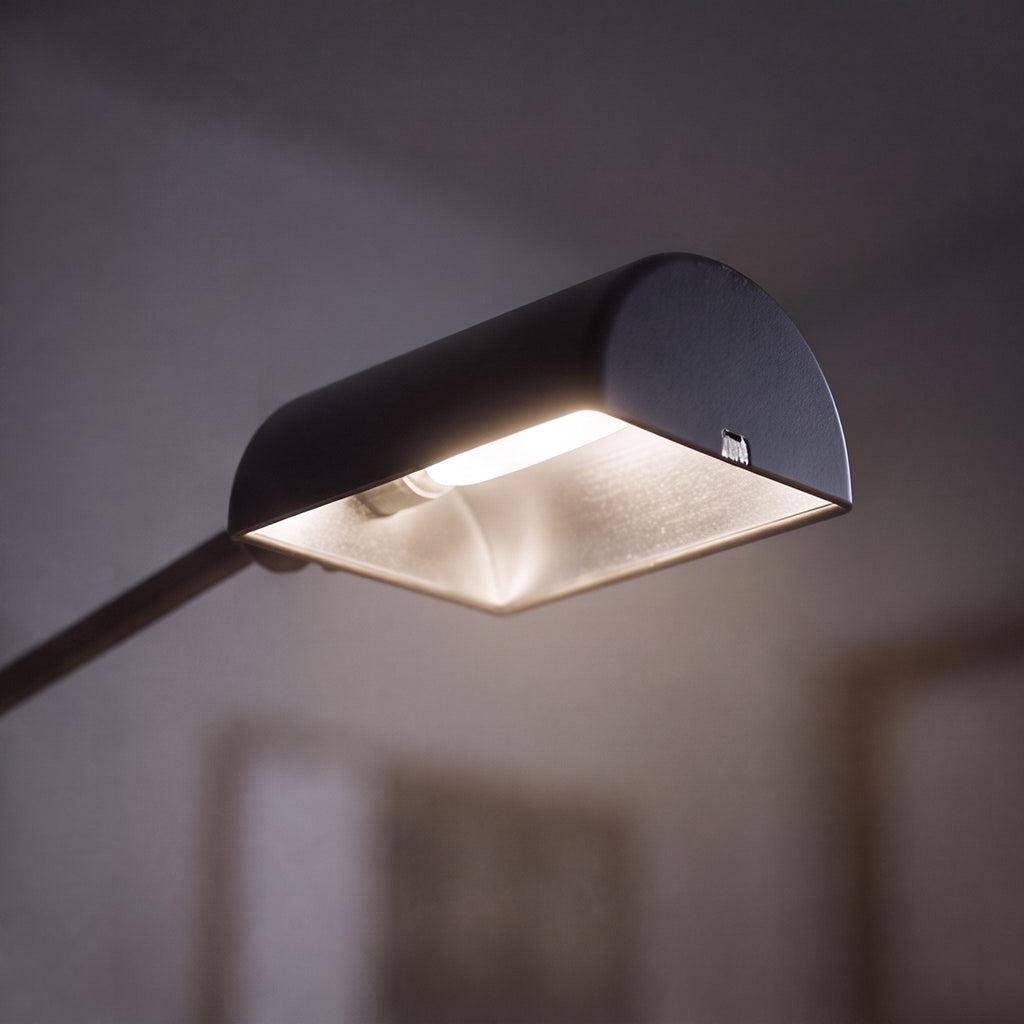 Modern Floor Lamp Adjustable Height Metal Shade LED Lighting for Living Room | ribuella
